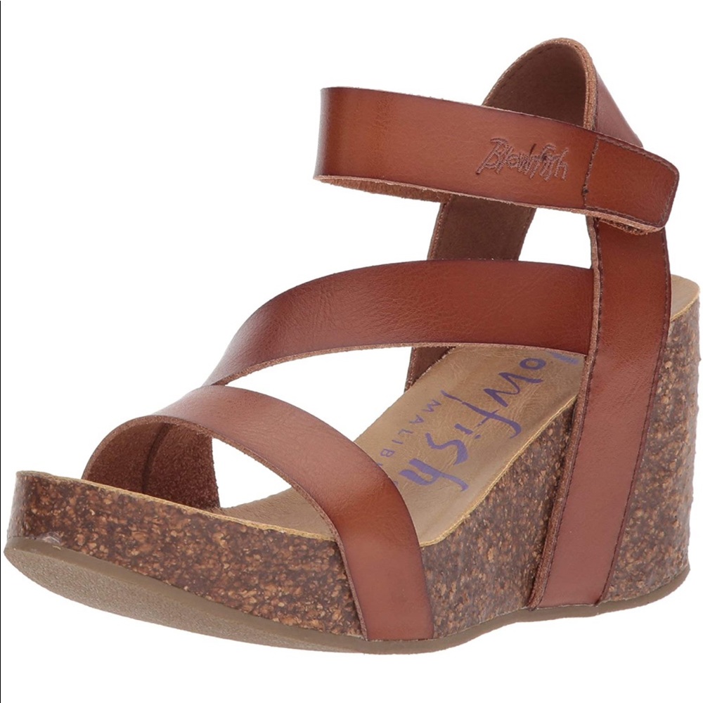 Barely Worn Blowfish Malibu Wedge Size 7